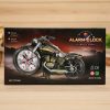 Creative Retro Motorcycle Motorbike Quartz Alarm Clock Desktop Alarm Clock Watch - Image 5