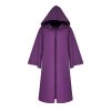 Adult Kids Solid Color Hooded Witch Vampires Cape Halloween Masquerade Cloak - Image 3