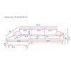 Navy Blue Modern Sectional Sofa - Image 6