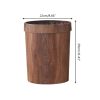 Retro Creative Wood Grain Trash Can - Image 4