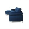 Navy Blue Modern Sectional Sofa - Image 4