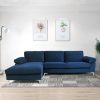 Navy Blue Modern Sectional Sofa