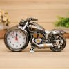 Creative Retro Motorcycle Motorbike Quartz Alarm Clock Desktop Alarm Clock Watch - Image 2
