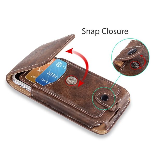 Universal Pouch Leather Phone Case For iPhone XS 11 Pro Max 6 7 8 - Image 6