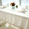 Solid Color Linen Tablecloth