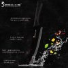 Sowoll Stainless Steel Kitchen Knives 6 Piece Set Sharp Black Blade ABS+TPR Handle Knife Meat Fish Fruit Cooking Accessories - Image 5