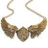 HOT SALES!!! Fashion Women's Rhinestone Heart Angel Wings Statement Necklace Jewelry - Image 3