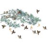 Bamboo Leaves Birds Wall Sticker Decals - Image 4