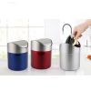 Stainless Steel Mini Trash With Swing Top Lid - Image 11