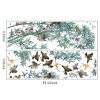 Bamboo Leaves Birds Wall Sticker Decals - Image 2
