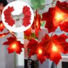 24 LED Rose Flower Tree Lights USB Table Lamp Fairy Maple Leaf Night Light - Image 4