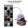 Storage Organizer Clear Pockets Protect Hat Door Hanging Holder Hanger Storage Rack for Baseball Caps - Image 4