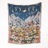 Boho Floral Blankets For Beds Sofa Summer Bed Throw Cover Aesthetic Soft Cotton - Image 4