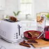 Stainless Steel Toaster with Removable Crumb Tray, - Image 5