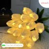 Tulips Artificial Flowers LED Night Light Interior Decoration Bouquet Lamp Simulation Tulip Table Lamp Bedside Atmosphere Light - Image 2