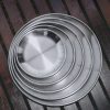 Camping Plate Metal Plates for Eating Stainless Steel - Image 11