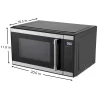 Hamilton Beach 1.1 cu. ft. Stainless Steel Microwave - Image 2
