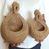Vegetable Fruit Baskets Natural Jute Woven Hanging Baskets for Kitchen - Image 8