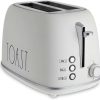 Stainless Steel Toaster with Removable Crumb Tray,