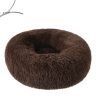 Round Dog Bed Cushion Soft Plush Cat Beds for Dog Cat Winter Warm Sleeping - Image 7