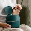 Small Waste Bin Desktop Garbage Basket Home Table Plastic Office Supplies
