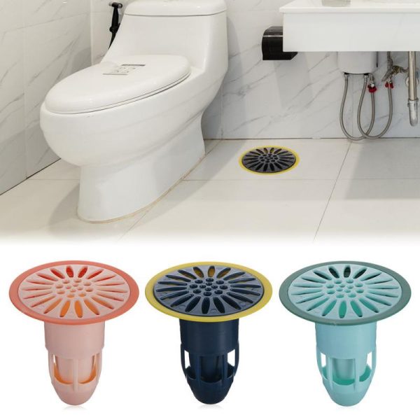 Bath Shower Floor Strainer Silicone Floor Drain Core Kitchen Bathroom Water Drain Filter