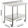 VEVOR Stainless Steel Work Prep Table - Image 2