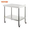 VEVOR Stainless Steel Work Prep Table