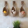 Vegetable Fruit Baskets Natural Jute Woven Hanging Baskets for Kitchen - Image 3
