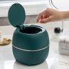 Small Waste Bin Desktop Garbage Basket Home Table Plastic Office Supplies - Image 3