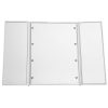 Triangular Stable Compact 3 Folding Makeup Mirrors - Image 6